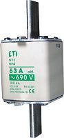 Предохранитель NH-000/аМ 2A 690V KOMBI | код 004181401 | ETI