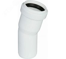 Отвод канализационный 32х15 град. белый | код 559300 | Ostendorf