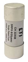 Предохранитель CH 22x58 SRF12-II (для защиты ОПН_8/20ms, 1000V DC) | код 002646017 | ETI