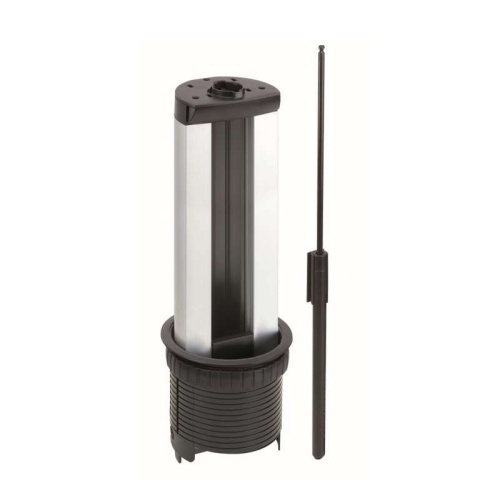 Connect Телеблок на 5 модулей К45 с амортизатором алюминий | код KTLE205 | Simon