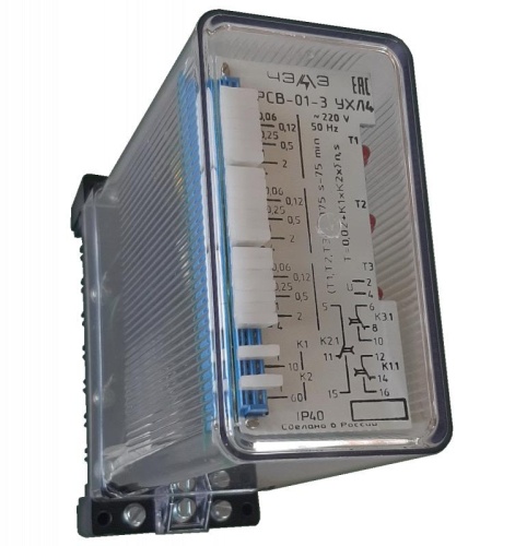 Реле времени РСВ-01-3 0,075с-75мин 220В пост. | код A8119-76916644 | ЧЭАЗ