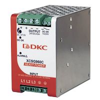 Источник питания HEAVY POWER, трехфазный, 960Вт, 40А, 24В | код XCSG960C | DKC