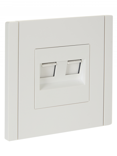FORTE&PIANO Роз. комп. 2-ая RJ45 кат.6 FP234 бел. IEK | код FP-K20-2-K01 | IEK