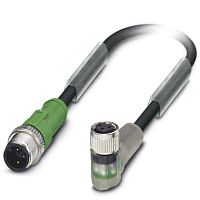 Кабель для датчика / исполнительного элемента SAC-3P-M12MS/1,5-PUR/M 8FR-2L | код 1694907 | PHOENIX CONTACT
