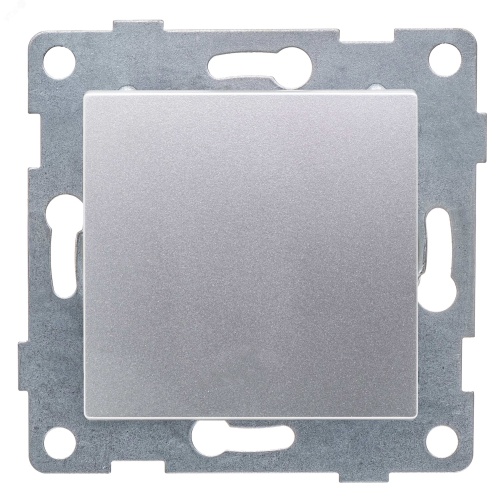 GUSI Ugra механизм выключателя 1кл. самовозвратный, скрытая установка, 10А, 250В. Цвет: серебро. | код С11В6-004 | GUSI ELECTRIC