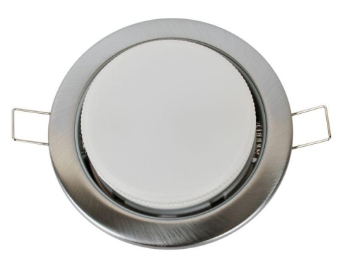 Светильник точечный GX-53-04 220В встраив. метал. матов. хром. Ultraflash 14058 фото 4