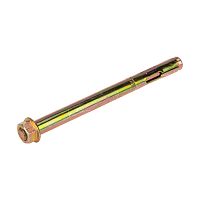 Анкерный болт KRANZ с гайкой 10х130, пакет (1 шт./уп.) | код KR-01-3818-018 | KRANZ