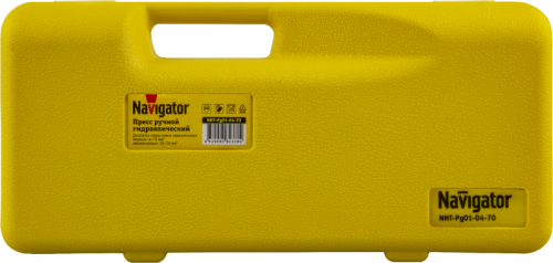 Пресс гидравлический Navigator 82 338 NHT-Pg01-04-70 (ручной 4-70кв.мм) Navigator 82338 фото 4