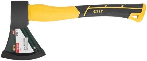 Топор 1000г усилен. фибергласовая ручка; кованая усилен. сталь FIT 46233 фото 5