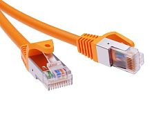 Патч-корд экранированный CAT6A F/UTP 4х2, LSZH, оранжевый, 10.0м | код RN6AFU4500OR | DKC