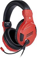 Наушники с микрофоном Nacon Bigben красный 2.2м накладные оголовье (PS4OFHEADSETV3RED) | код 1607738 | NONAME