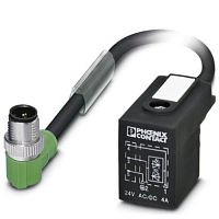 Кабель для датчика / исполнительного элемента SAC-3P-MR/ 3,0-PUR/BI-1L-Z SCO | код 1435218 | PHOENIX CONTACT