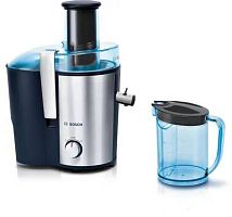 Соковыжималка центробежная Bosch MES3500 700Вт рез.сок.:1250мл. серебристый/синий | код 1851973 | BOSCH