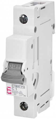 Автоматический выключатель ETIMAT P10 1p Z 16A (10kA) | код 271604101 | ETI