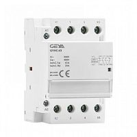 Контактор модульный GYHC-4P, 40A, 3NO+1NC, 230VAC, 3M | код GYHC4031230 | GEYA