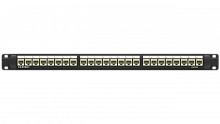 Патч-панель 19,1U,CAT6А, 24 модуля RJ45, неэкранированная | код RN6APPU24 | DKC