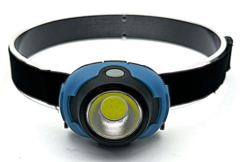 Фонарь налобный LED5385 3Вт COB LED 3 реж. 3XAAA пластик бокс маренго Ultraflash 15690 фото 3