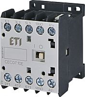 Контактор миниатюрный CEC 07.10 230V AC (7A, 3kW, AC3) | код 004641054 | ETI