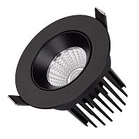 Светильник светодиодный MS-ATOLL-BUILT-TURN-R94-10W Day4000 (BK 60 deg 230В) IP54 металл Arlight 044620