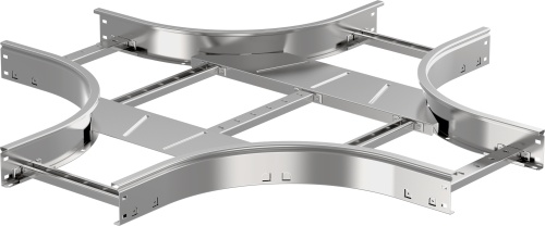 Крестовина лестничная LESTA 150х600мм R300 | код CKR04-4-150-600 | IEK