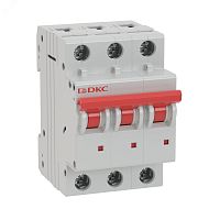 Выключатель автоматический модульный YON MD63 3P 6А D 10kA | код MD63-3D6-10 | DKC