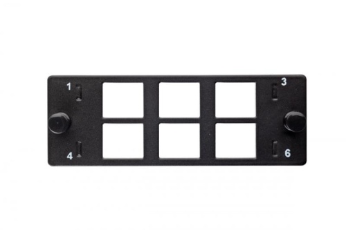 Планка Q-SLOT 6хKeystone UTP Eurolan 27M-00-01-06BL Планка Q-SLOT 6хKeystone UTP Eurolan 27M-00-01-06BL