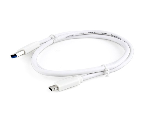 Кабель USB Cablexpert CCP-USB3-AMCM-1M-W, USB3.0 AM/USB Type-C, 1м, белый, поддержка QC, пакет | код CCP-USB3-AMCM-1M-W | Cablexpert