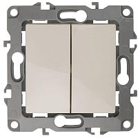 Механизм выключателя 2-кл. СП 12 10А IP20 12-1104-02 250В 10AX сл. кость | код Б0014646 | Эра