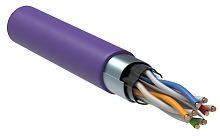 ITK Витая пара F/UTP кат.6 4х2х23AWG solid LSZH нг(А)-HF фиолетовый (305м) | код LC1-C604-326 | IEK