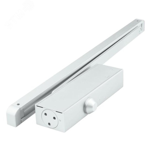 Доводчик для дверей 45кг, серебро, со скользящей тягой (ALDC) | код ALDC-45SLS | Alarmico