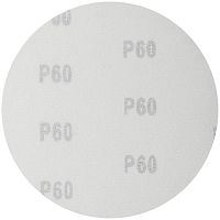 Круги шлифовальные сплошные (липучка), алюминий-оксидные, 125 мм, 5 шт Р 60 | код 39653 | FIT