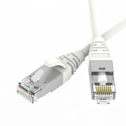 Патч-корд экранированный Ultra SLIM CAT6A S/FTP 4х2, 30 AWG, LSZH, белый, 0,5м | код RN6ASF4505WH-30 | DKC