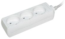 Удлинитель 3х1.5м без заземл. 10А IP20 У3 2P | код WYP10-06-03-01-N | IEK