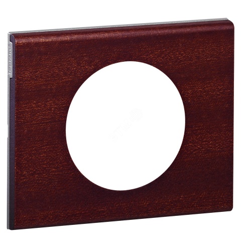 Рамка, однопостовая, орех | код 69221 | Legrand