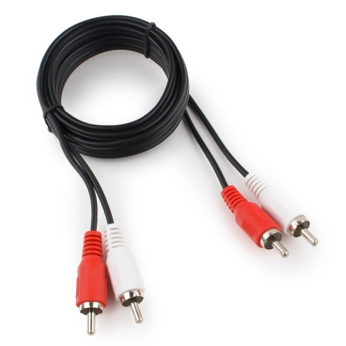 Кабель аудио Cablexpert CCA-2R2R-6, 2xRCA / 2xRCA, 1,8м | код CCA-2R2R-6 | Cablexpert