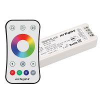 Контроллер SMART-RGB-SET-RING (12-24V, 3x3A, ПДУ 2.4G) (IP20 Пластик, 5 лет) | код 34807 | Arlight