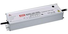 Источник питания AC-DC драйвер светодиодов, 100Вт, IP67, ККМ, вход 180…480В AC, 47…63Гц/254…679В DC, выход 350мА/29…285В, изоляция 3750В AC, в кожухе 220х68х39, -40…+70С, димминг 3 в 1 | код HVGC-100-350B | MeanWell