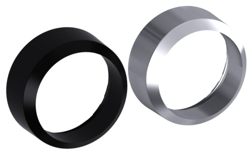 Декоративное кольцо (безель) KA1-8020 для кнопок, хром пластик, 22mm | код 1SFA616920R8020 | ABB