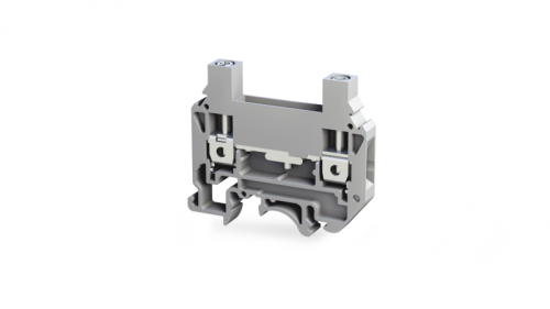 Измерительная клемма с разъединителем, 2 тестовых разъёма | код TDV-C 6 Gray | Tbloc