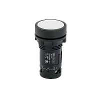 Кнопка плоская белая, 1NO, IP54, пластик MTB7-EA11 | код 132687 | MEYERTEC