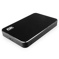 USB 3.0 Внешний корпус 2.5 SATA AgeStar 3UB2A18 (BLACK), алюминий+пластик, черный | код 3UB2A18 (BLACK) | AgeStar