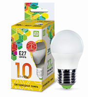 Лампа светодиодная LED-ШАР-standard 10Вт 230В Е27 3000К 900Лм ASD | код 4690612015477 | ASD
