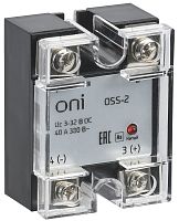 Реле твердотельное OSS-2 40А 380В AC 3-32В DC ONI | код OSS-2-3-40-B | IEK