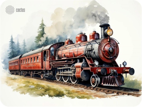 Коврик для мыши Cactus Locomotive 400x300x3мм (CS-MP-PRO17XL) | код 2028652 | CACTUS