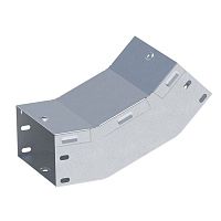 Угол 45 град. вертикальный внутренний 80x500 мм INOX EKF | код vi4580500-INOX | EKF