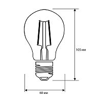 Лампа светодиодная филаментная LED20-A60-FL/830/E27 20Вт 220В Camelion 13718
