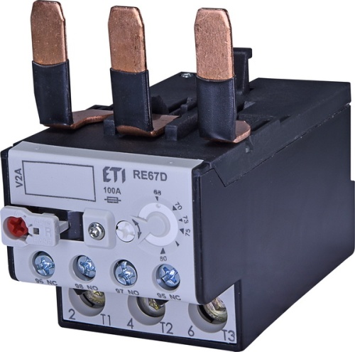 Тепловое реле RE 67.2D-80 (63-80A) | код 004644420 | ETI