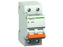 Модульный автоматический выключатель ВА63 2 полюса, 10А, х-ка C | код. 11212 | Schneider Electric 