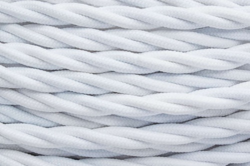 Ретро провод 2х2,5 Белый (матовый) 50м | код B1-425-71-50 | Bironi Ретро провод 2х2,5 Белый (матовый) 50м | код B1-425-71-50 | Bironi