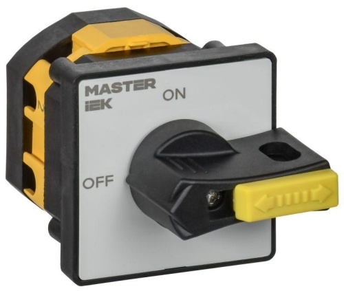 Переключатель кулачковый стандартная рукоятка 16А схема 91 | код MI-CS10-016-091 | IEK